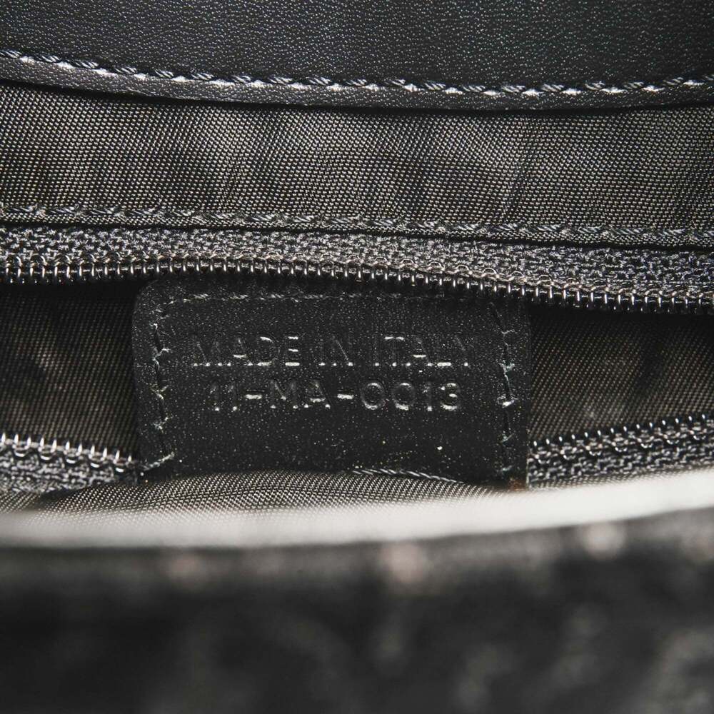 CHRISTIAN DIOR Black Canvas Trotter Shoulder Bag - Picture 10 of 13